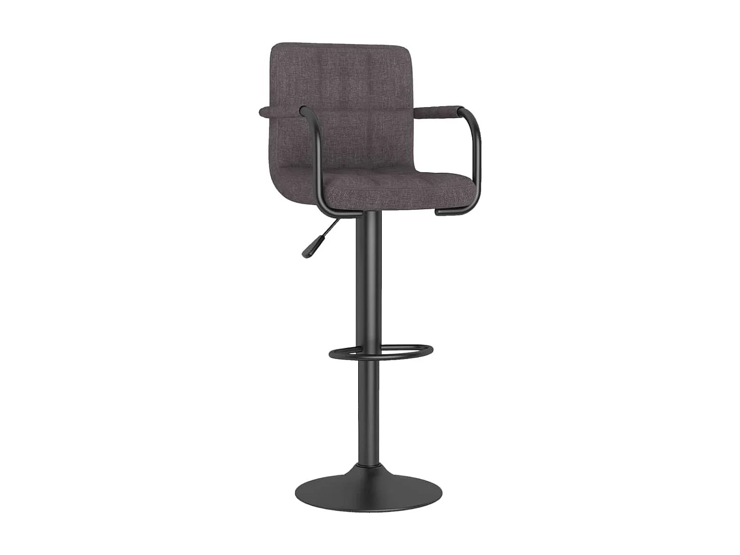 Tabouret de bar Taupe Tissu 7