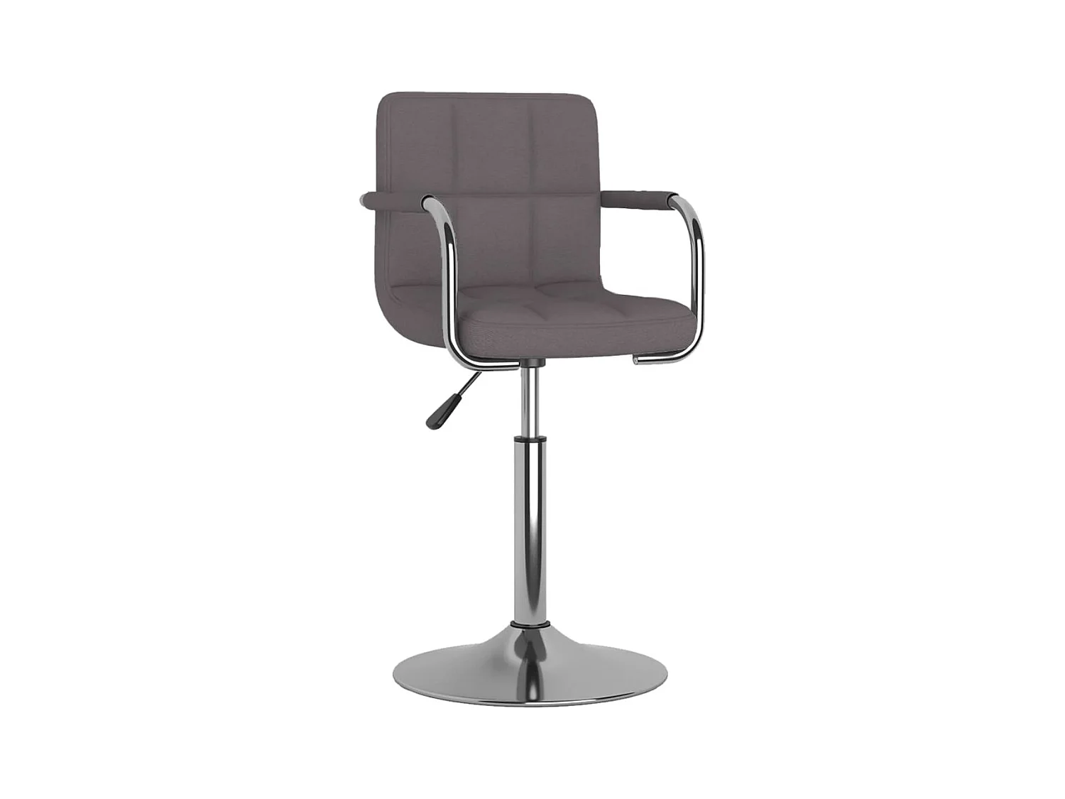 Tabouret de bar Taupe Tissu 4
