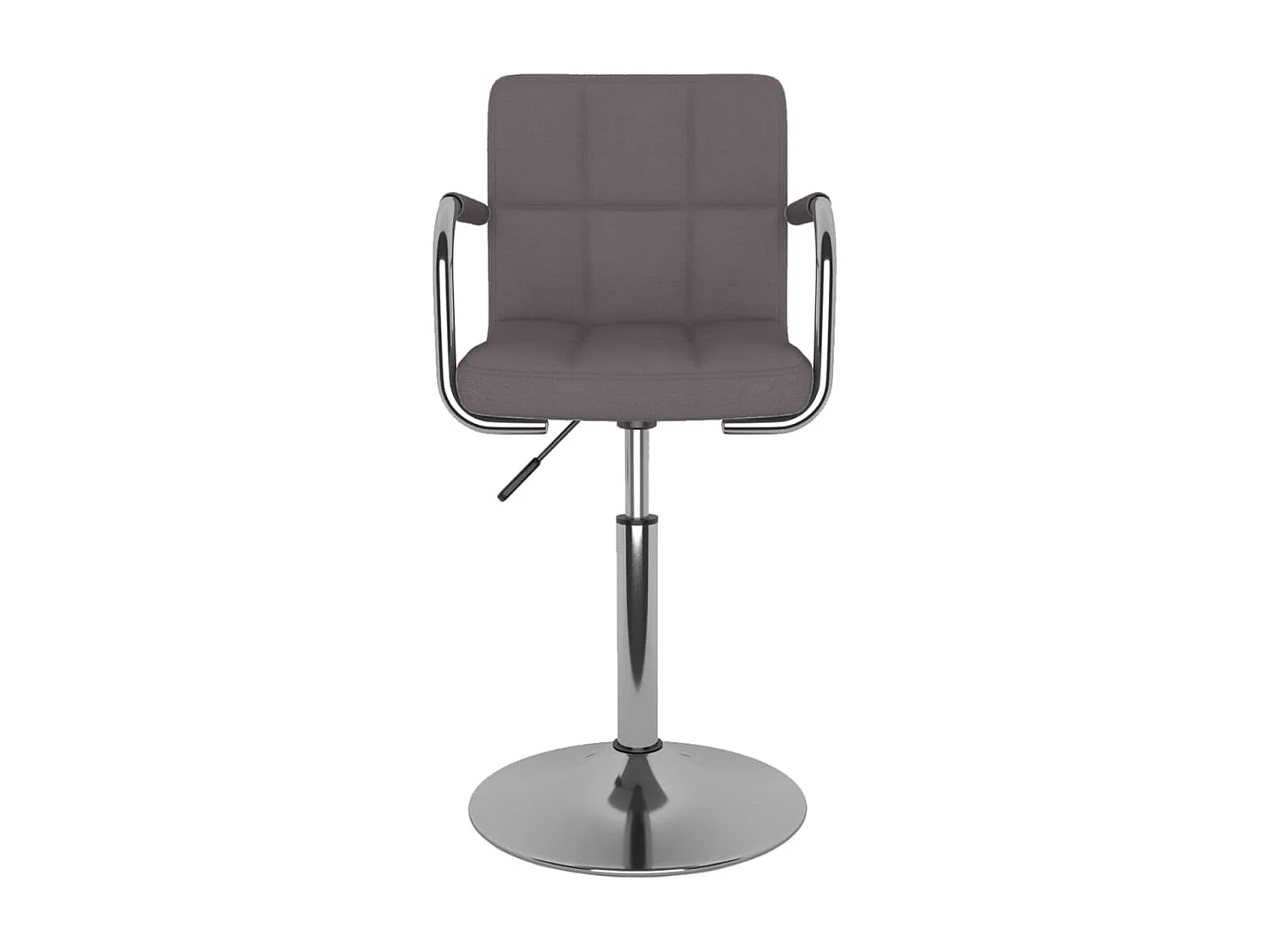 Tabouret de bar Taupe Tissu 4