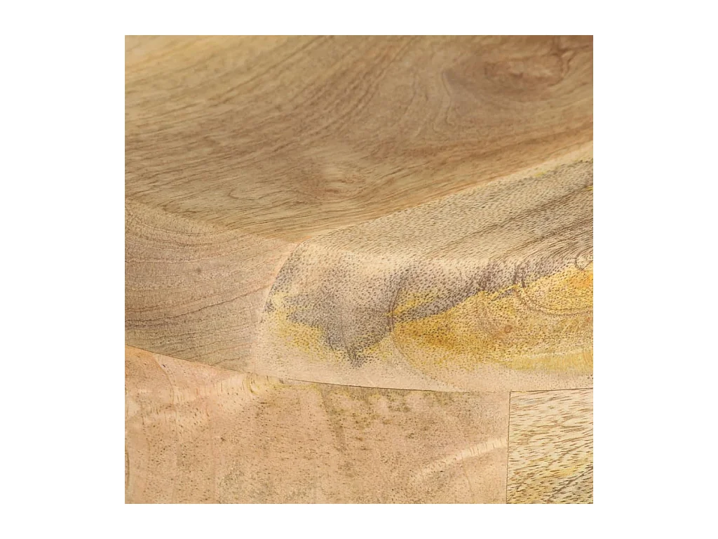 Tabourets de bar 2 pcs 66cm Bois de manguier massif