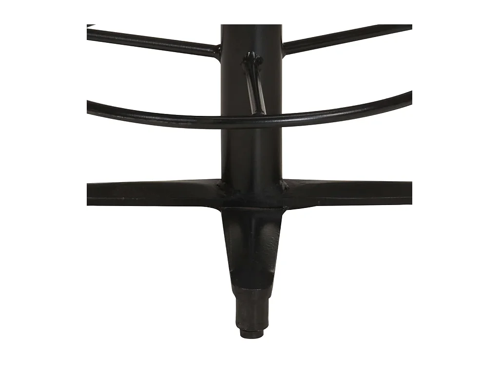 Tabourets de bar 2 pcs 66cm Bois de manguier massif