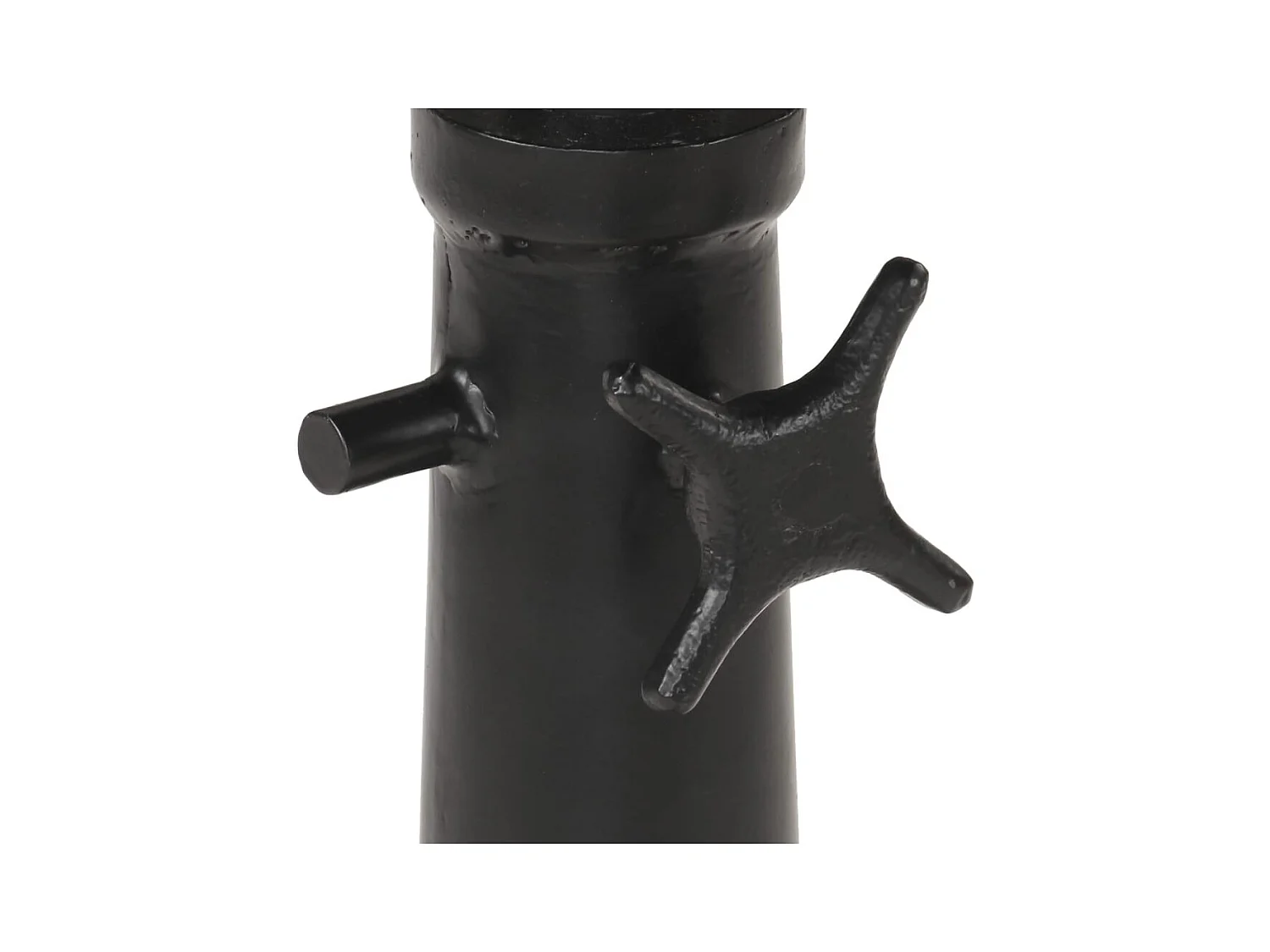 Tabourets de bar 2 pcs Marron Cuir véritable et fonte