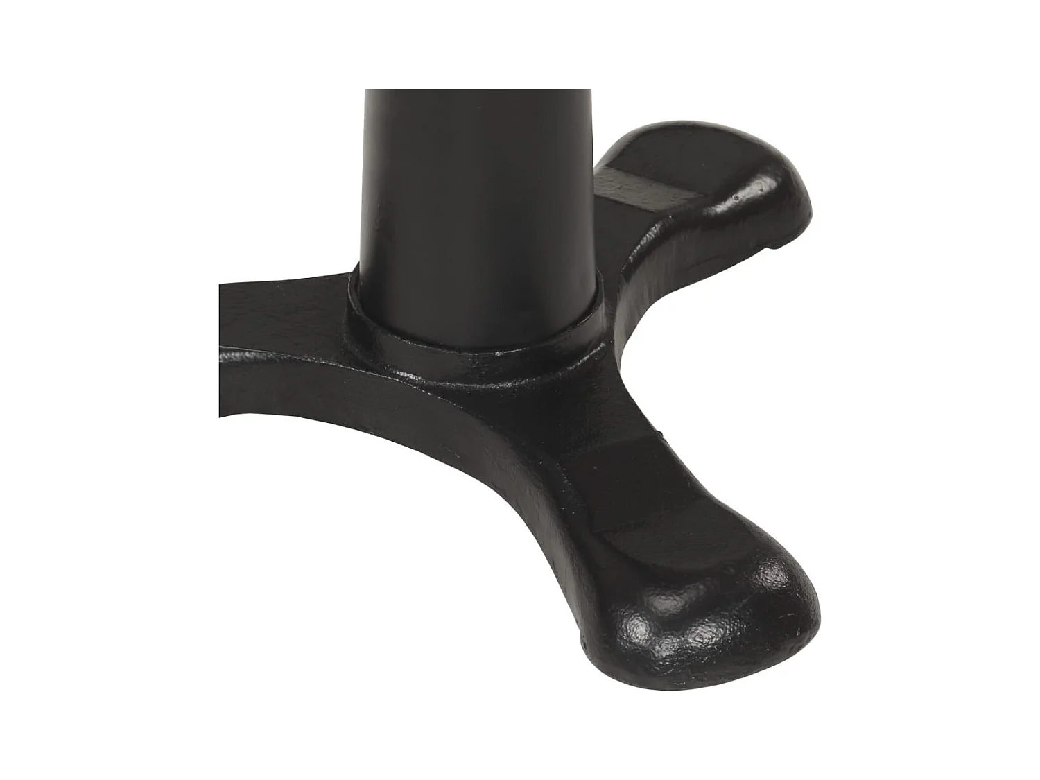 Tabourets de bar 2 pcs Marron Cuir véritable et fonte