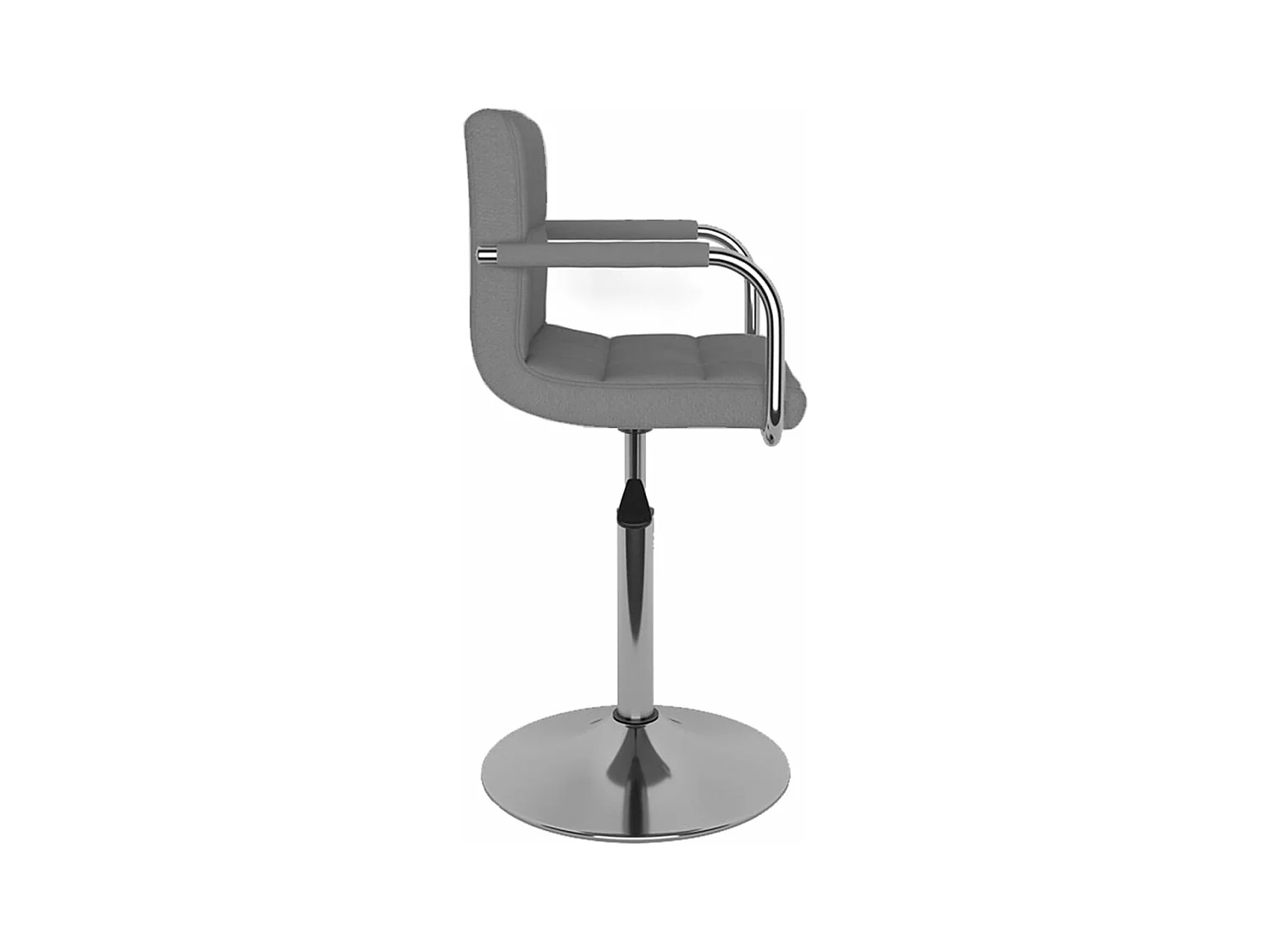 Tabouret de bar Gris clair Tissu 7
