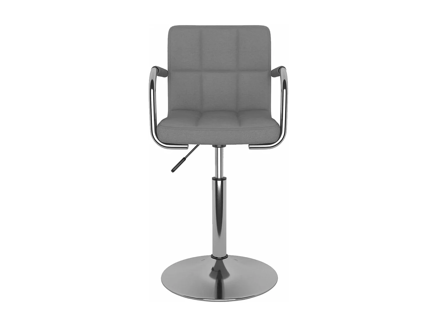 Tabouret de bar Gris clair Tissu 7