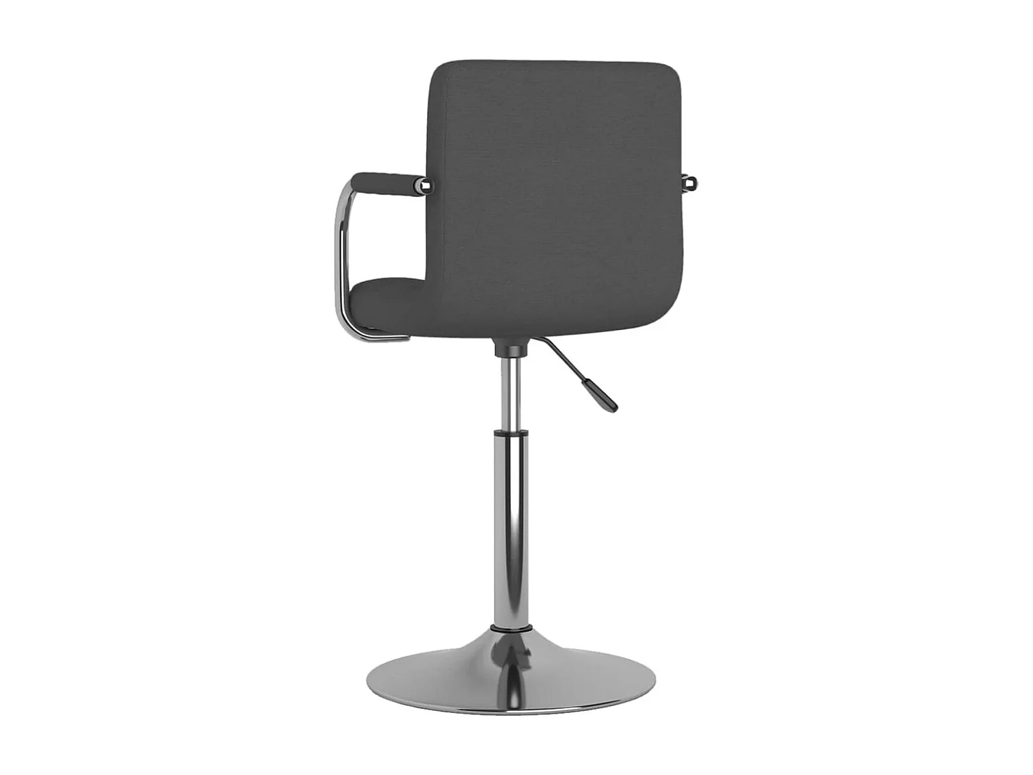 Tabouret de bar Gris foncé Tissu 8