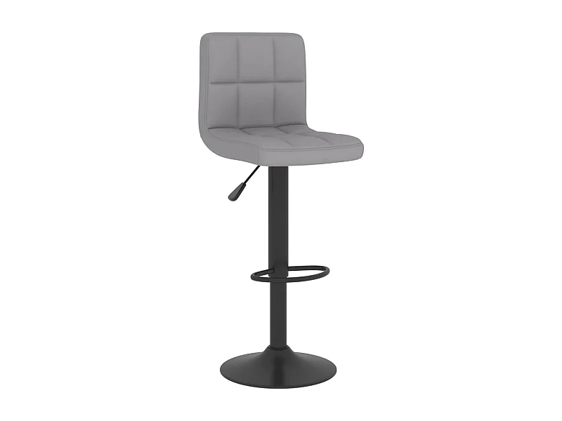 Tabouret de bar Gris clair Tissu 9