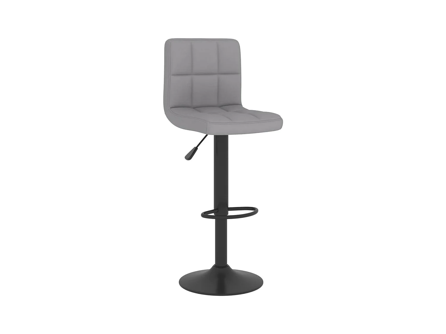 Tabouret de bar Gris clair Tissu 9