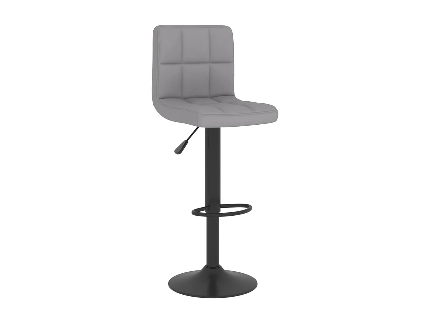 Tabouret de bar Gris clair Tissu 9