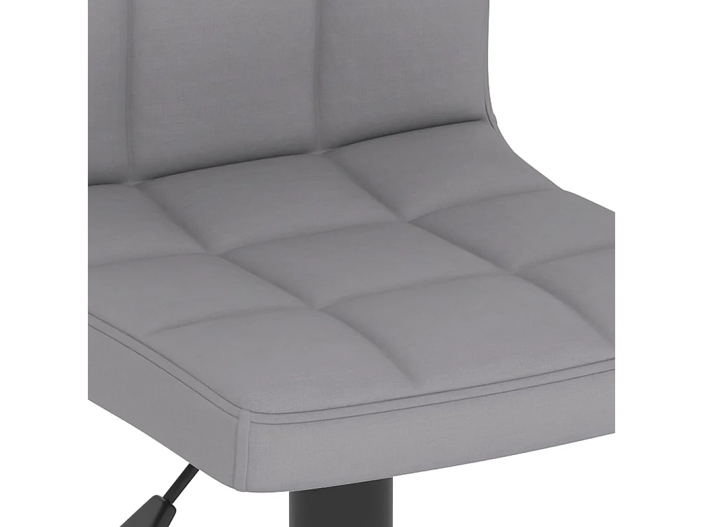 Tabouret de bar Gris clair Tissu 9