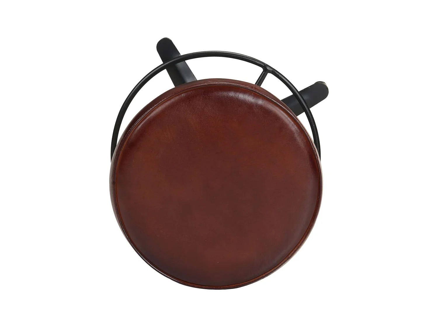 Tabourets de bar 2 pcs 66cm Cuir véritable