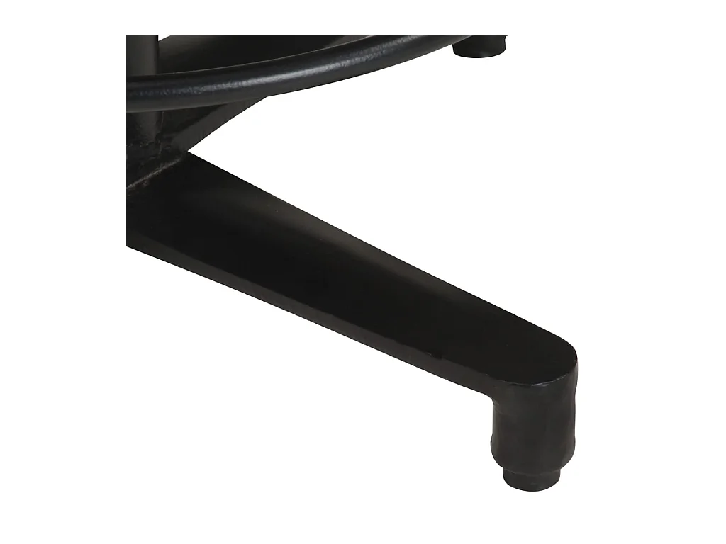 Tabourets de bar 2 pcs 66cm Cuir véritable