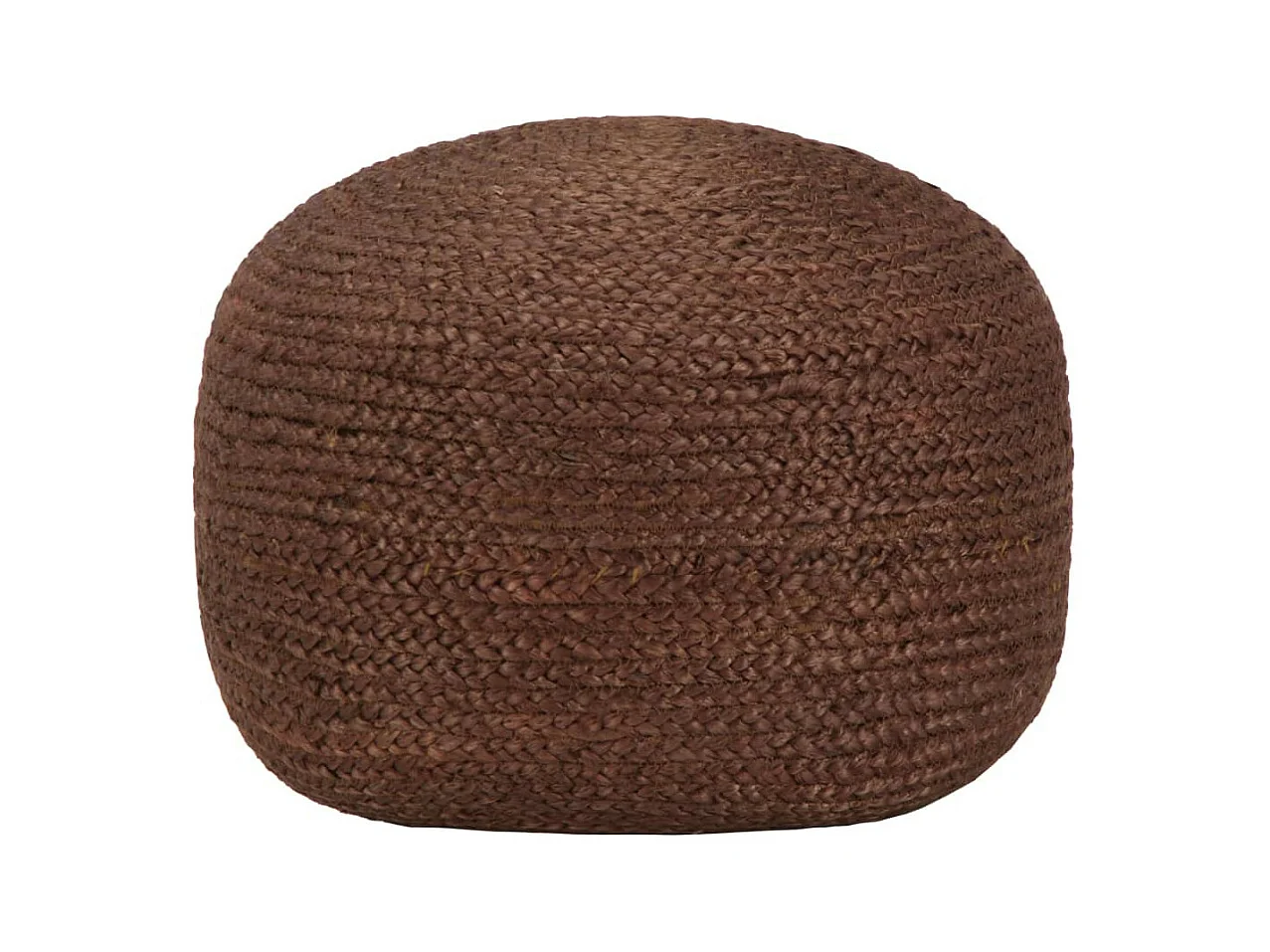 Pouf fait à la main Marron 40x45 Jute