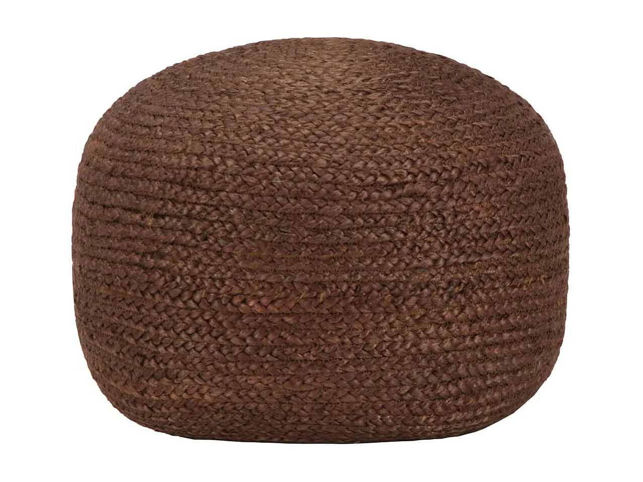 Pouf fait à la main Marron 40x45 Jute