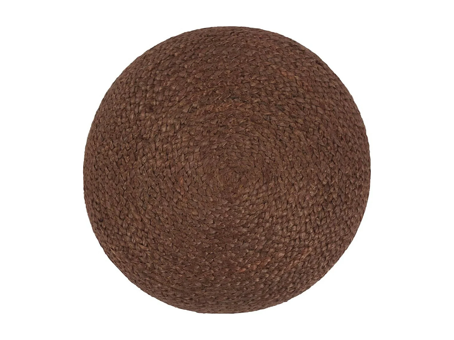 Pouf fait à la main Marron 40x45 Jute