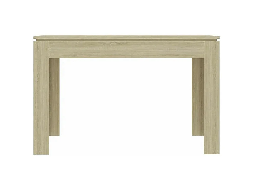 Table à manger rectangulaire bois chêne clair Jonan 120cm