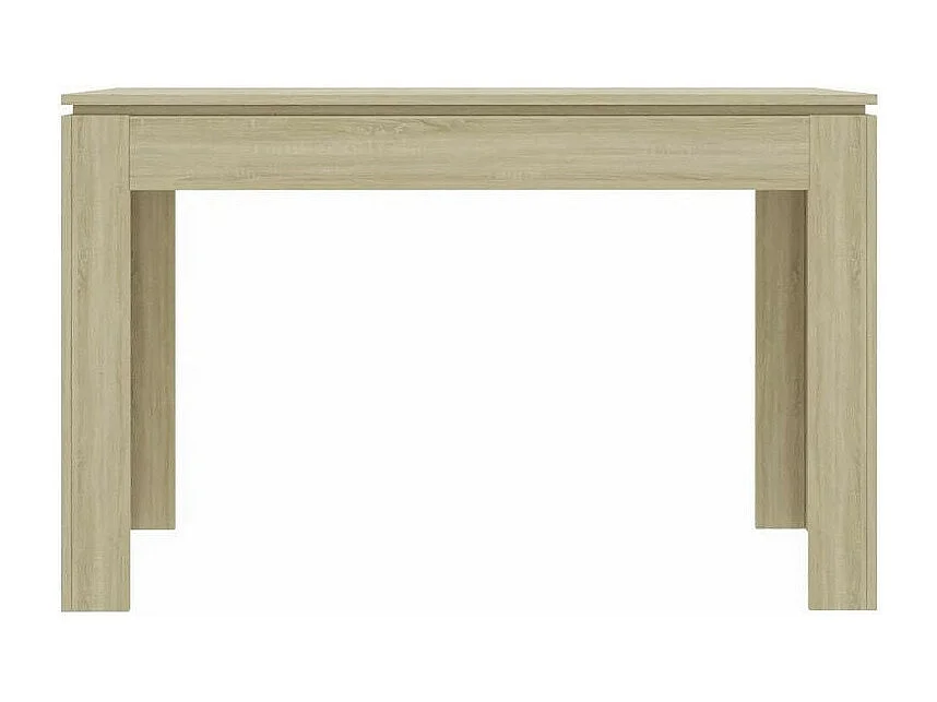 Table à manger rectangulaire bois chêne clair Jonan 120cm