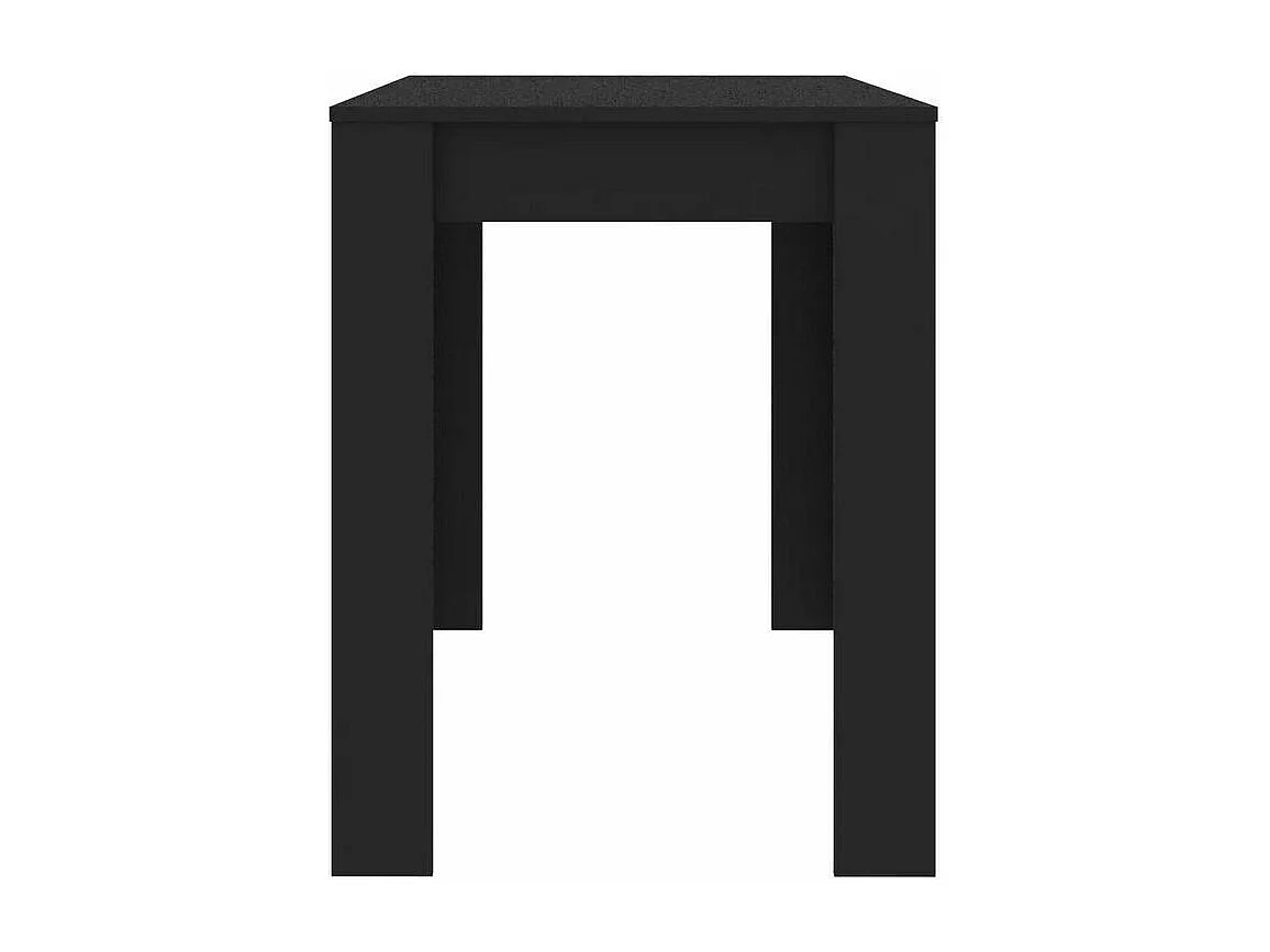 Table à manger bois noir Kinsa 120cm