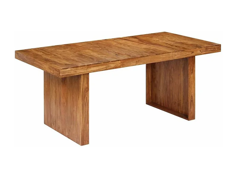 Table à manger rectangulaire bois d'acacia massif Marka 180