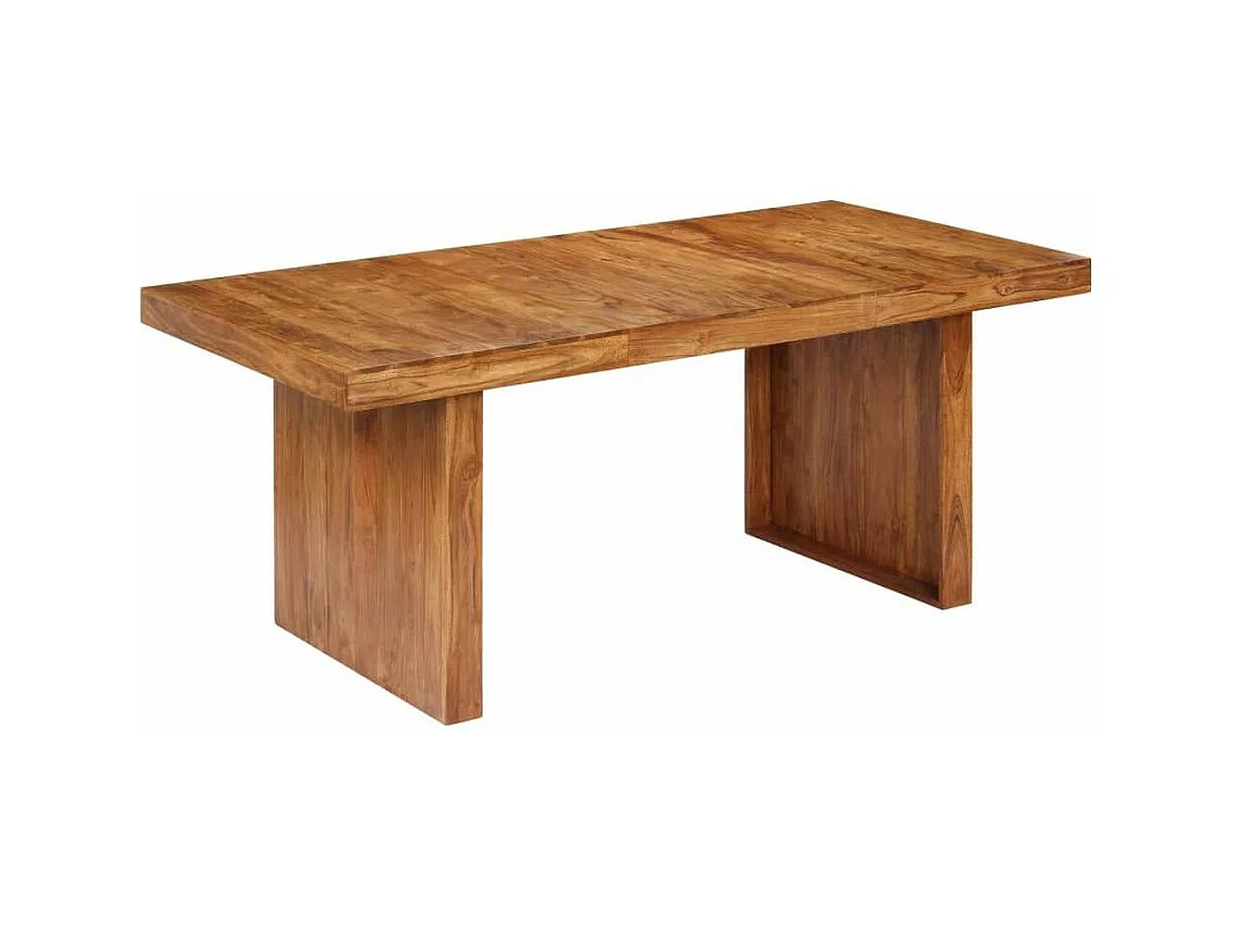 Table à manger rectangulaire bois d'acacia massif Marka 180