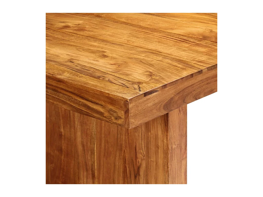 Table à manger rectangulaire bois d'acacia massif Marka 180