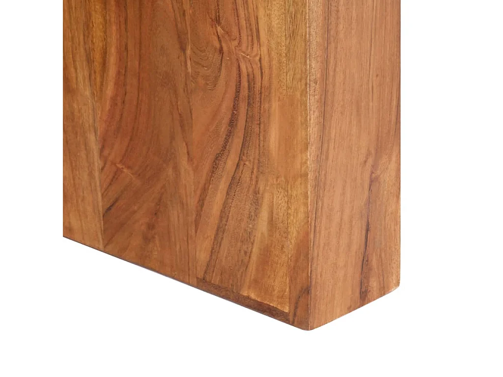 Table à manger rectangulaire bois d'acacia massif Marka 180