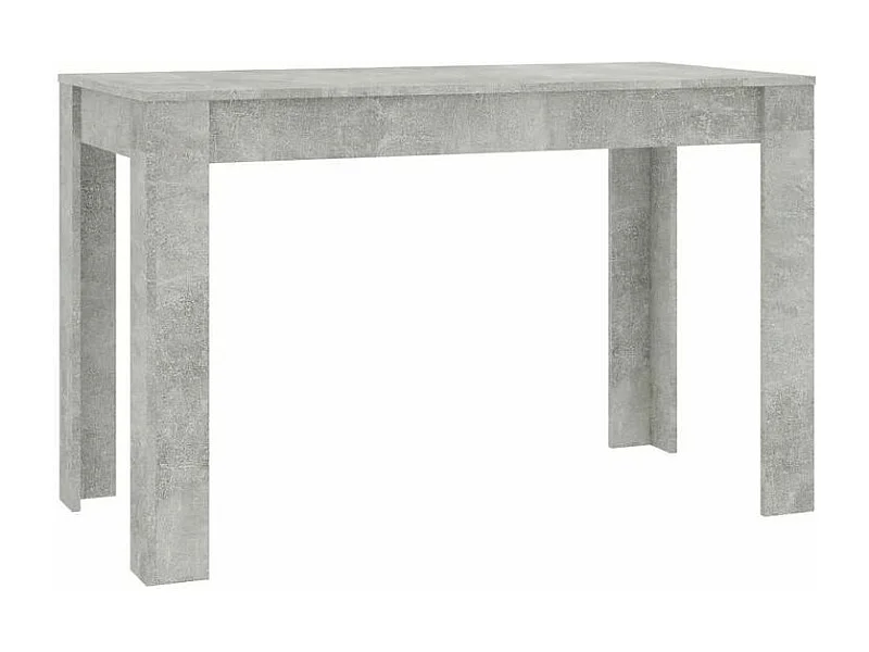 Table à manger bois gris effet béton Kinsa 120cm
