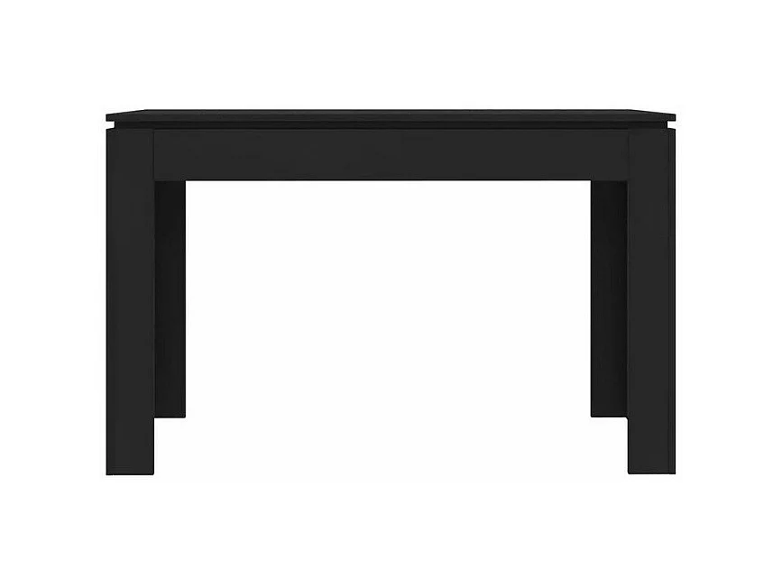 Table à manger rectangulaire bois noir Jonan 120cm