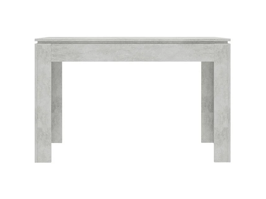 Table à manger rectangulaire bois gris béton Jonan 120cm