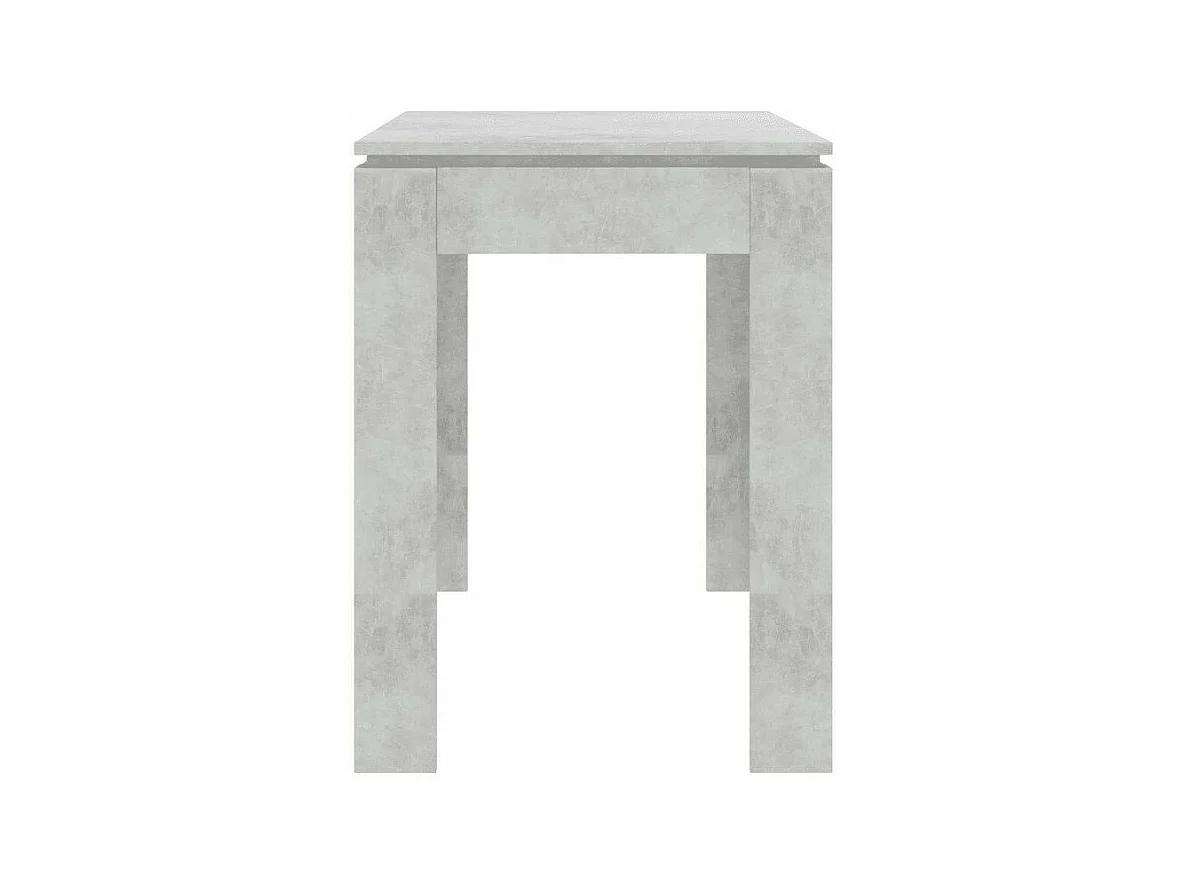 Table à manger rectangulaire bois gris béton Jonan 120cm