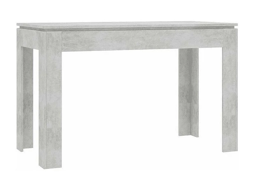 Table à manger rectangulaire bois gris béton Jonan 120cm