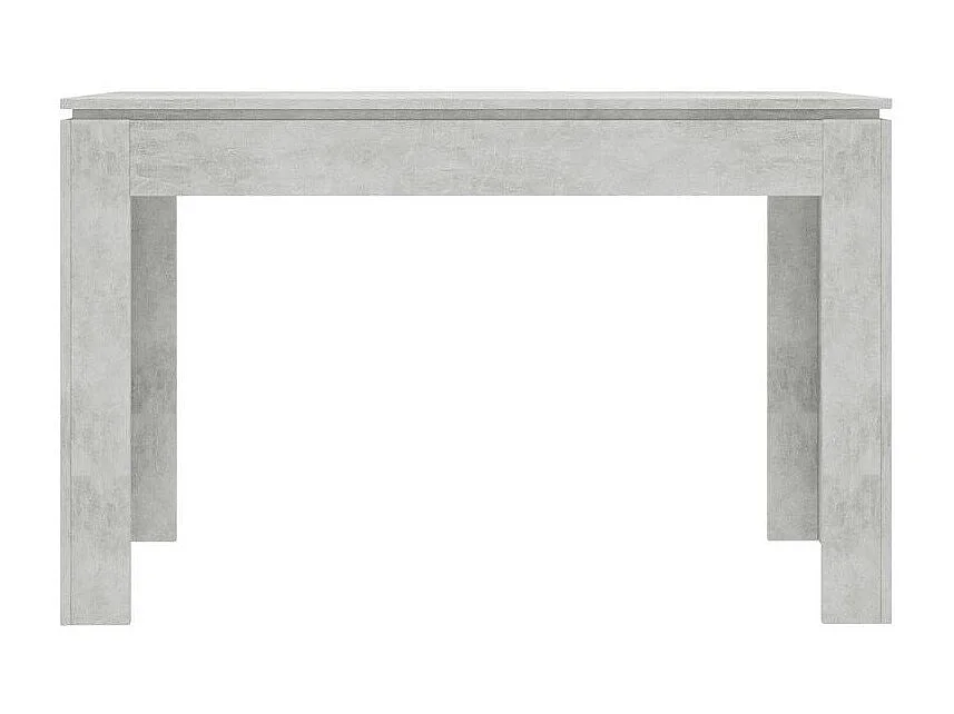 Table à manger rectangulaire bois gris béton Jonan 120cm