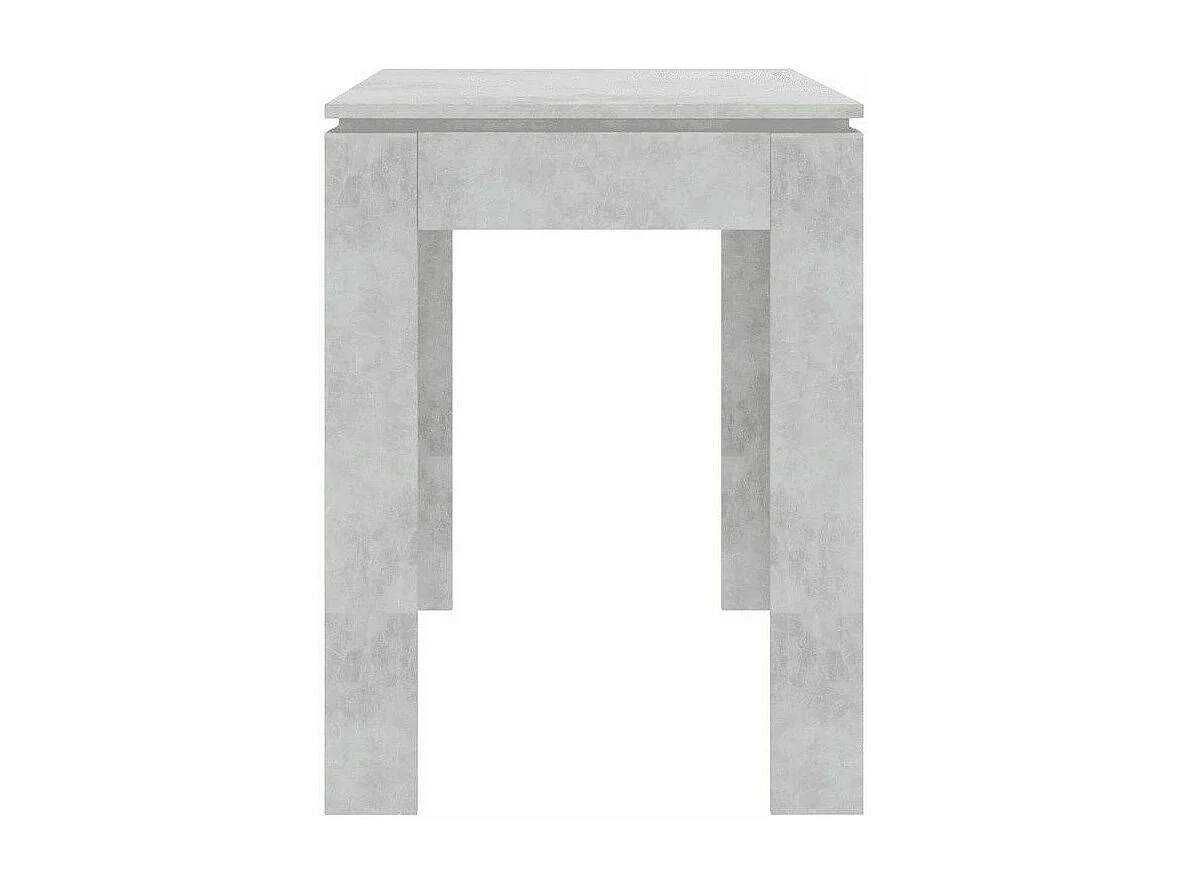 Table à manger rectangulaire bois gris béton Jonan 120cm