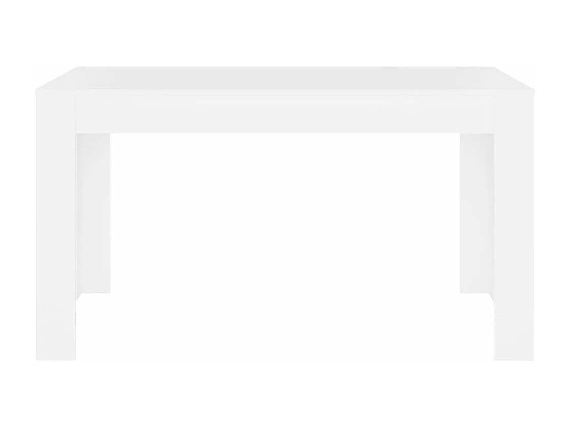 Table de salle à manger Blanc 140x74,5x76