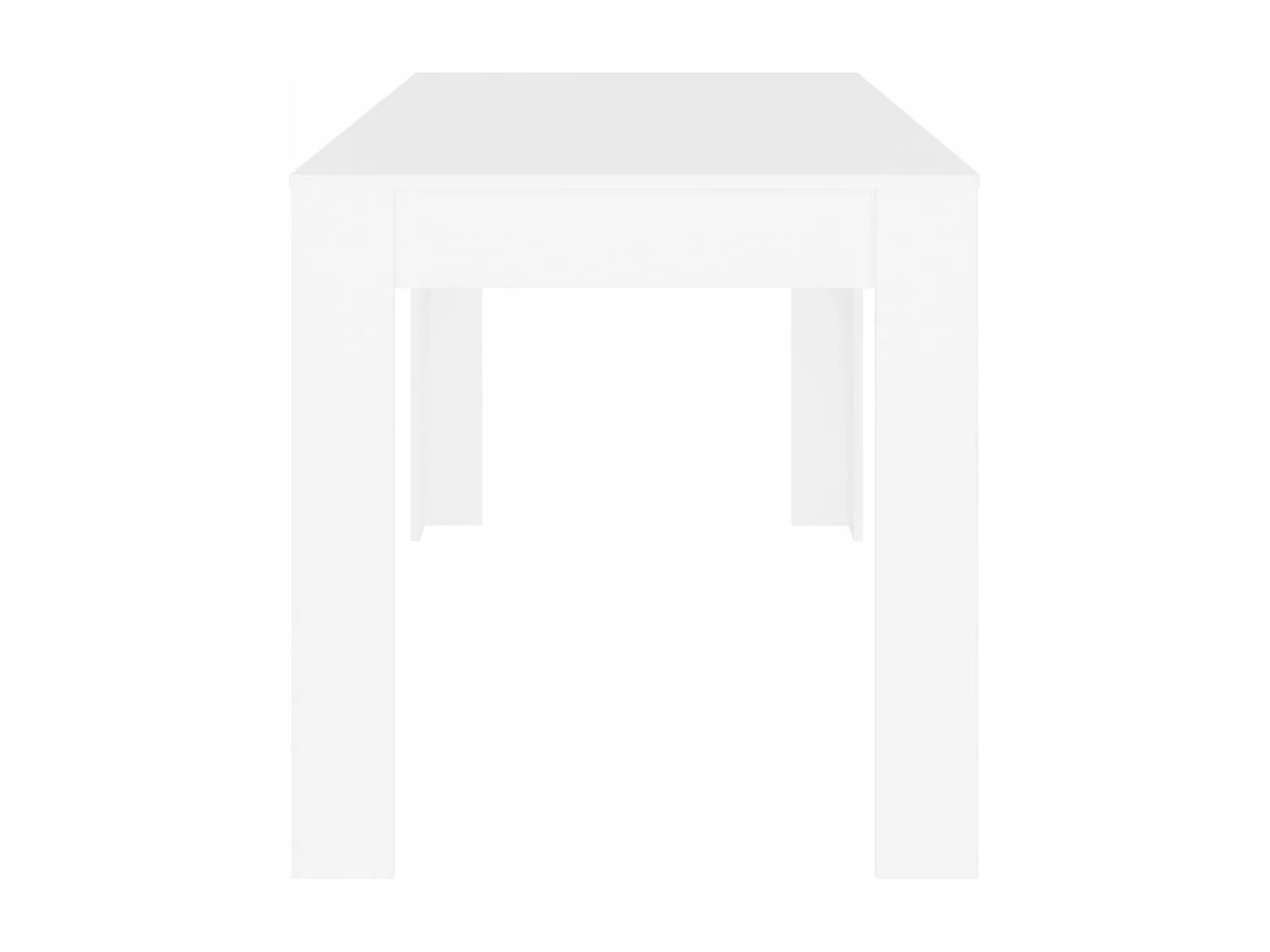 Table de salle à manger Blanc 140x74,5x76