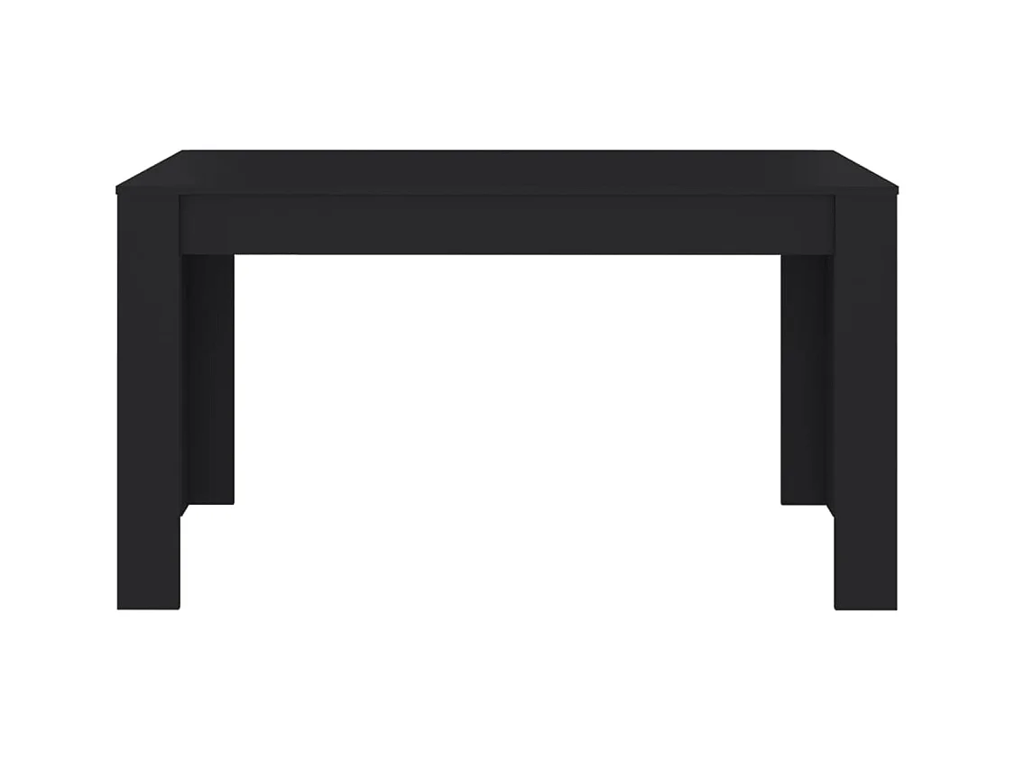 Table de salle à manger Noir 140x74,5x76