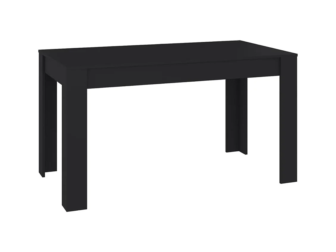 Table de salle à manger Noir 140x74,5x76