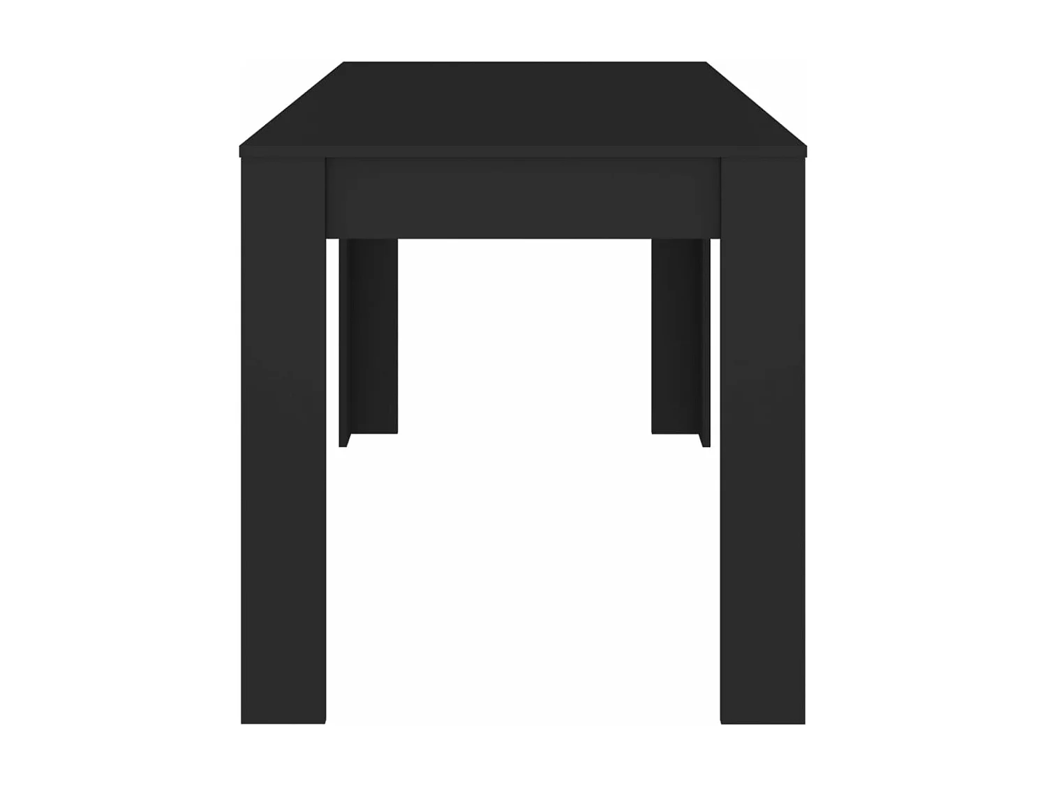 Table de salle à manger Noir 140x74,5x76