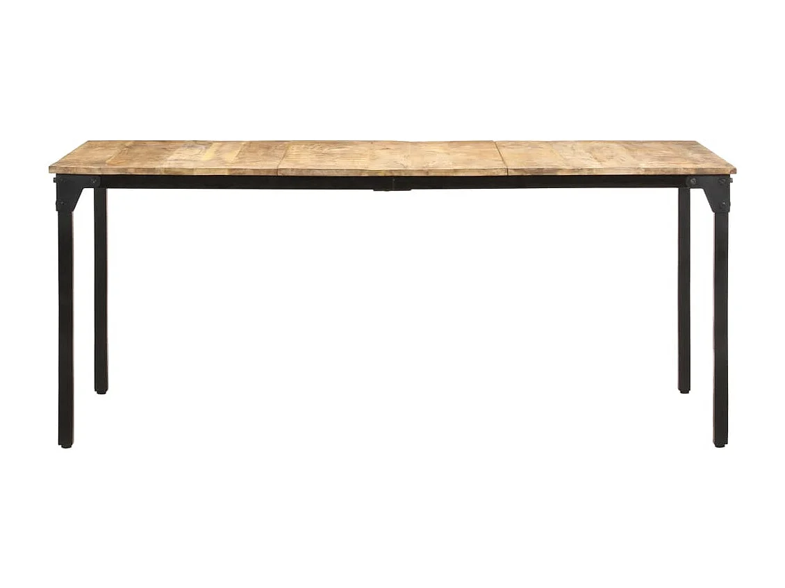 Table de salle à manger 180x90x76 Bois de manguier Kizzo 180