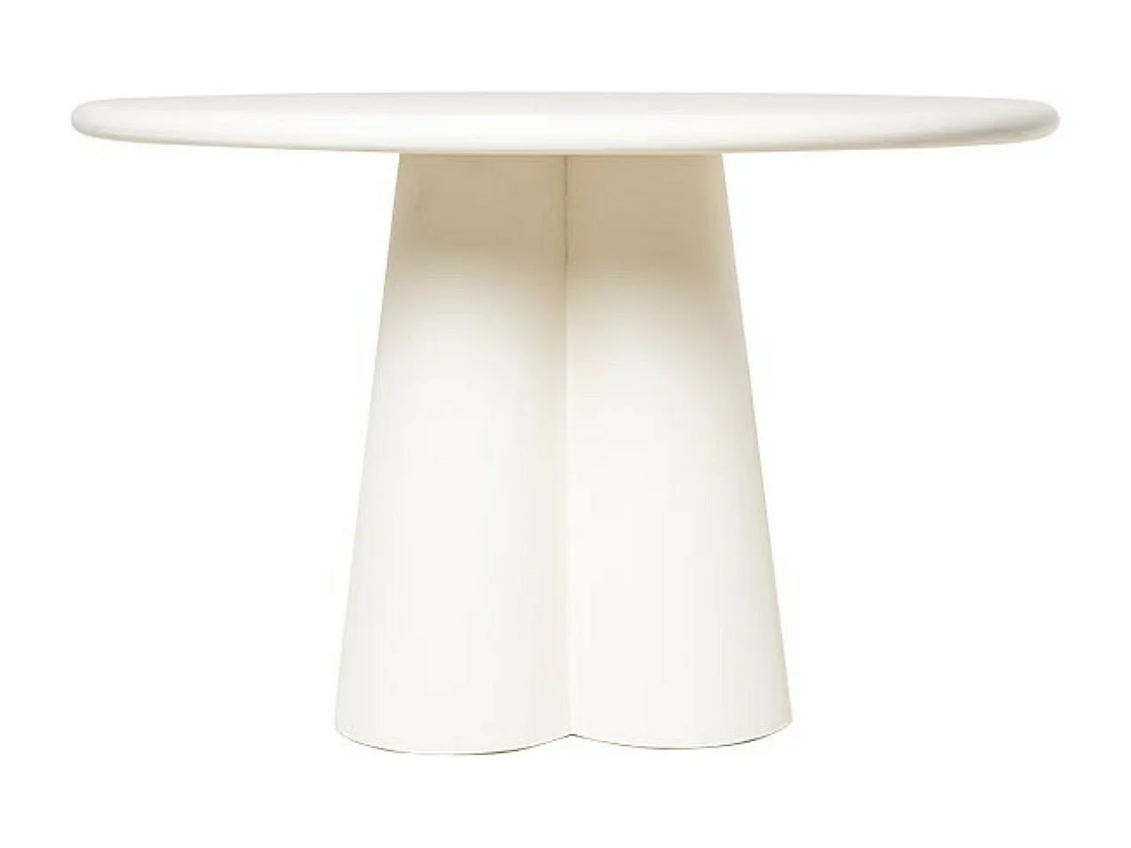 Table ronde 120cm en bois de Manguier blanc – Charme moderne Jakin