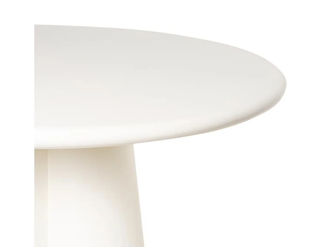 Table ronde 120cm en bois de Manguier blanc – Charme moderne Jakin