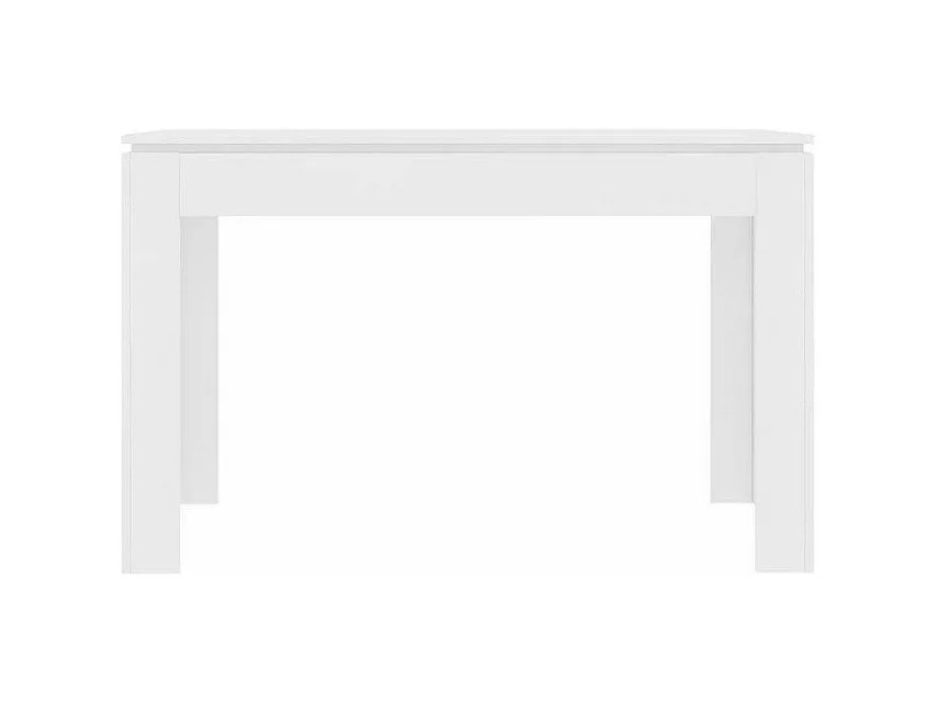 Table à manger rectangulaire bois blanc Jonan 120cm