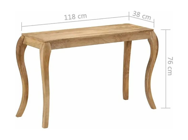 Console manguier massif clair Sempra