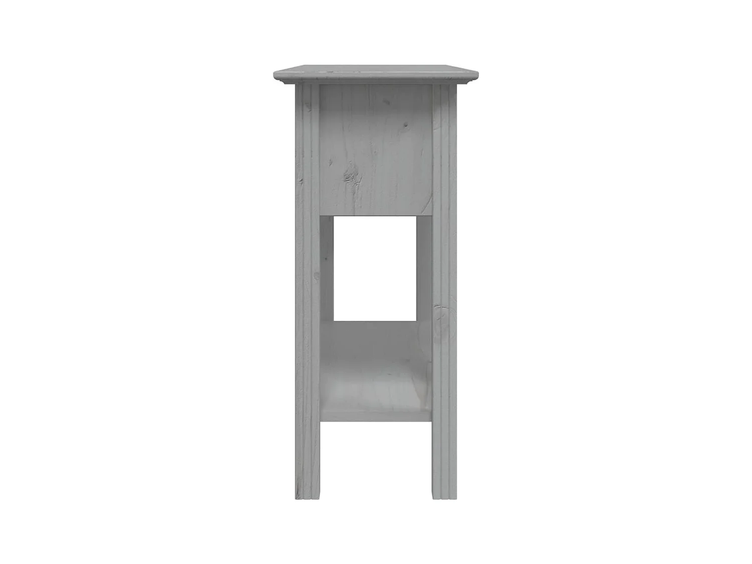 Table console BODO gris 90x34,5x73 bois de pin massif
