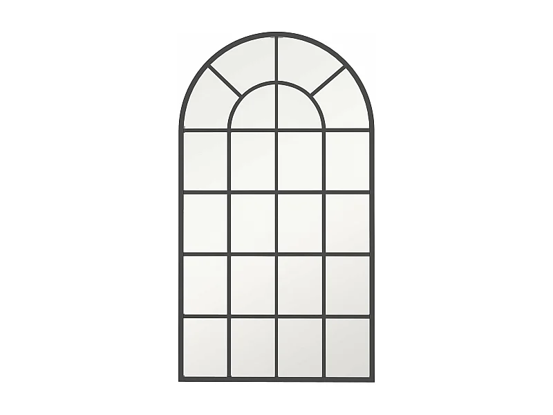 Espelho Decorativo Moderno 65x110 cm com Estrutura de Metal para Decoração de Interiores