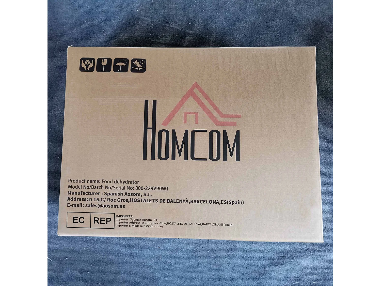 Desidratador de Alimentos 350W com 7 Bandejas e Temperatura Ajustável