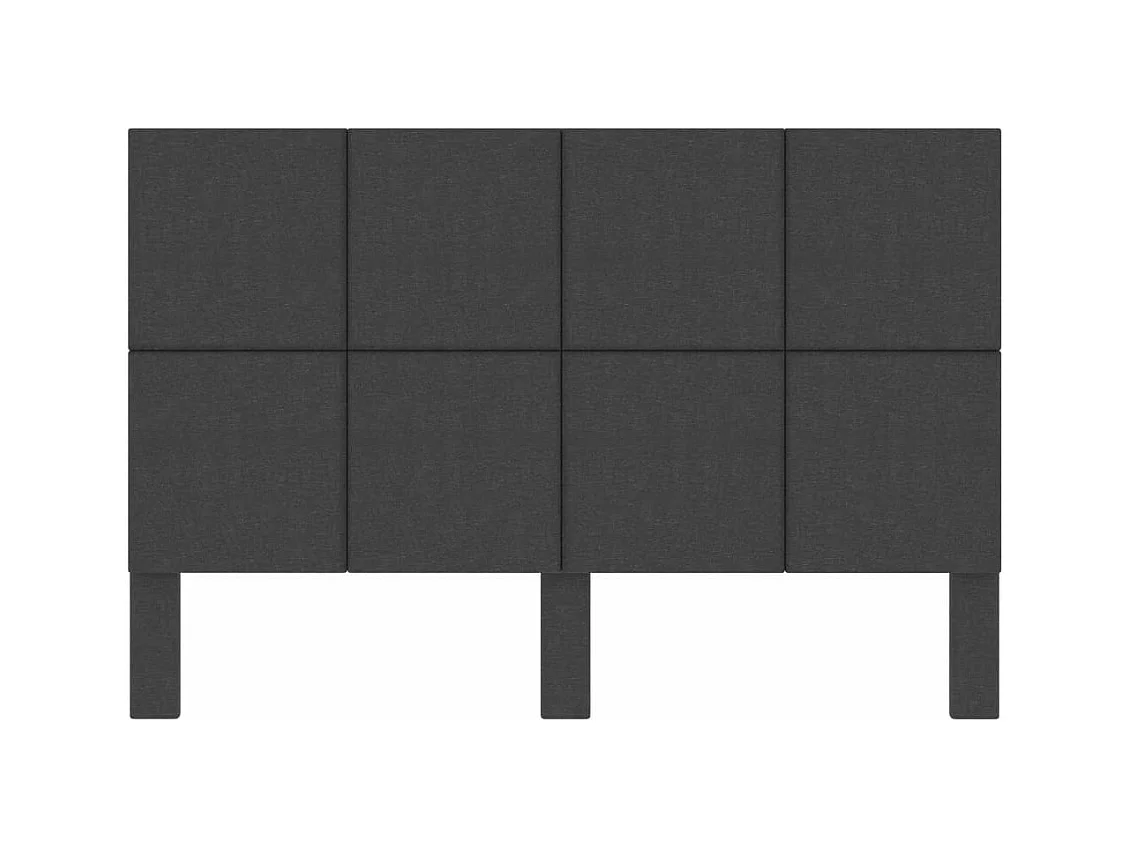 Tête de lit Gris foncé Tissu 160x200 2