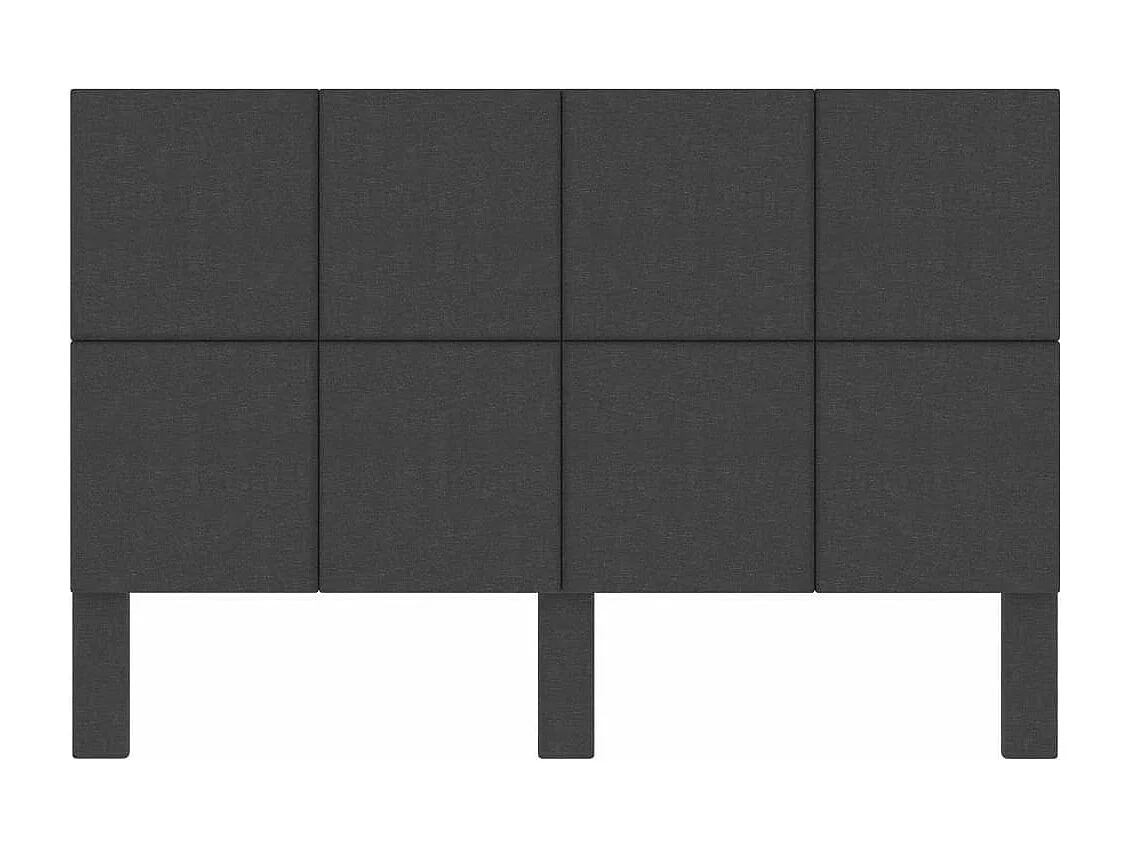 Tête de lit Gris foncé Tissu 160x200 2