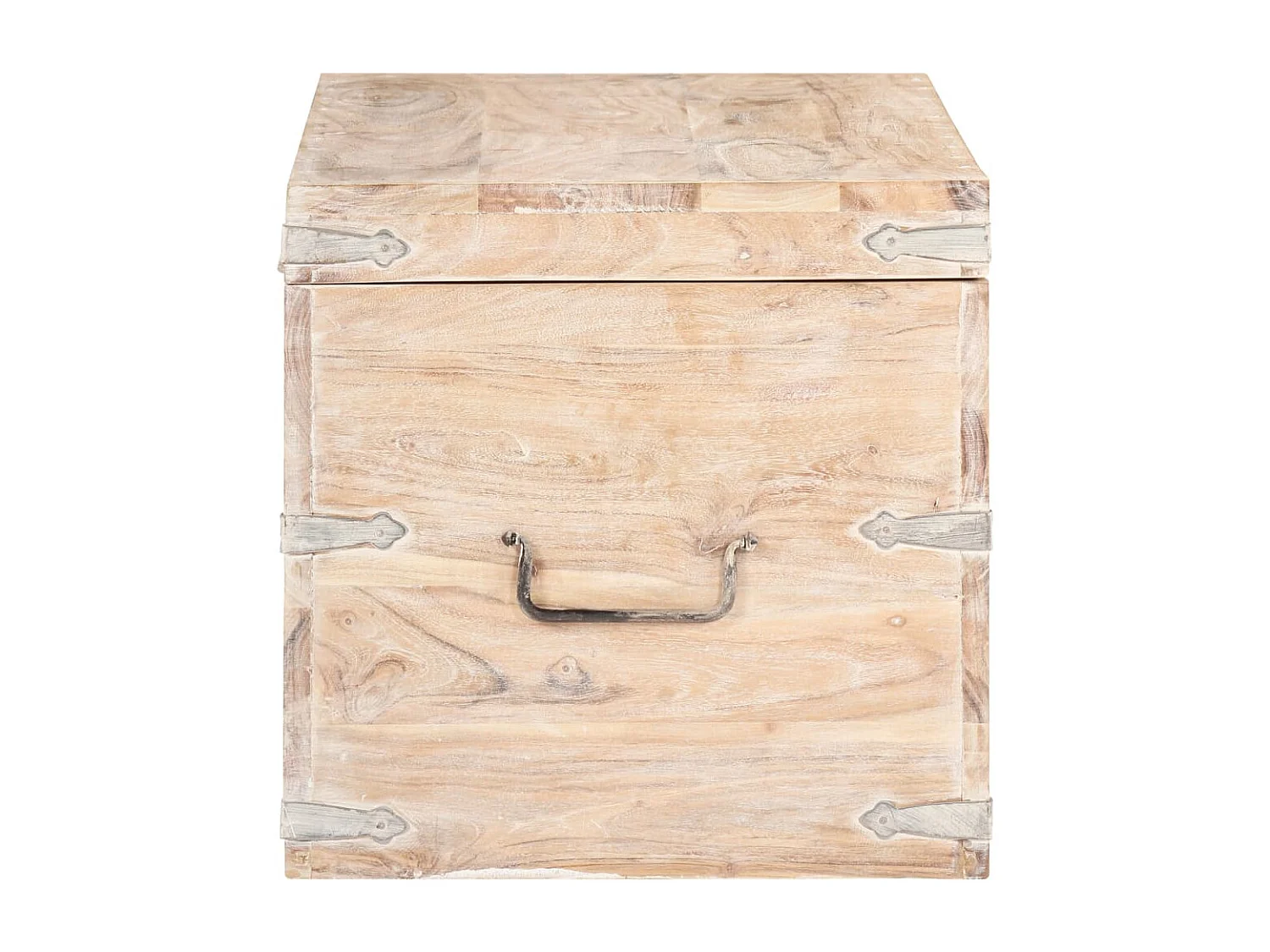 Coffre 90x40x40 Bois d'acacia solide 2