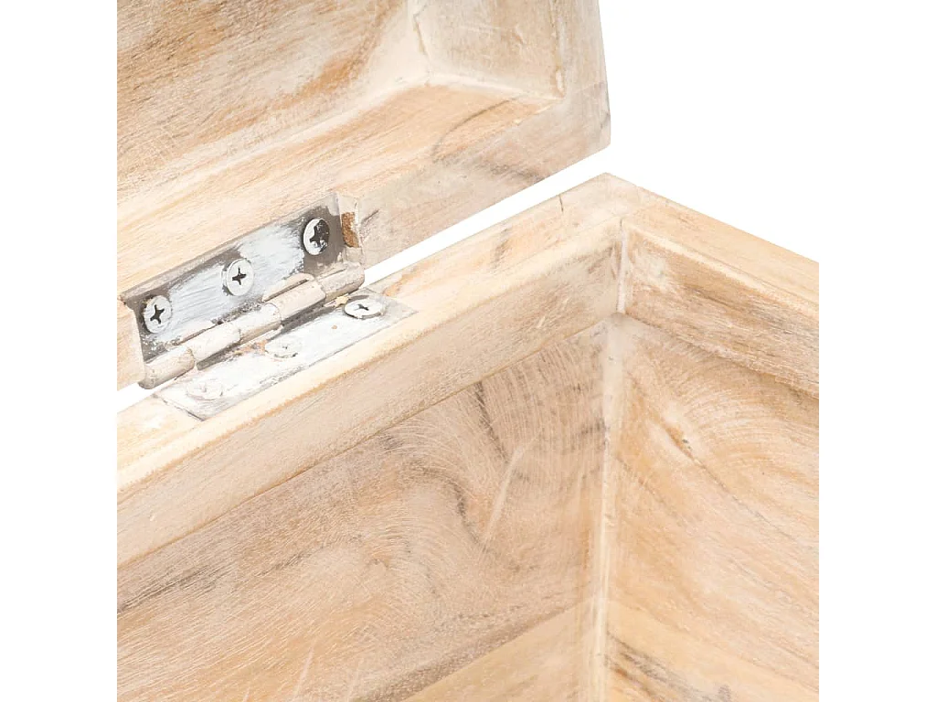 Coffre 90x40x40 Bois d'acacia solide 2